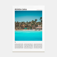 Punta Cana Travel Color Poster