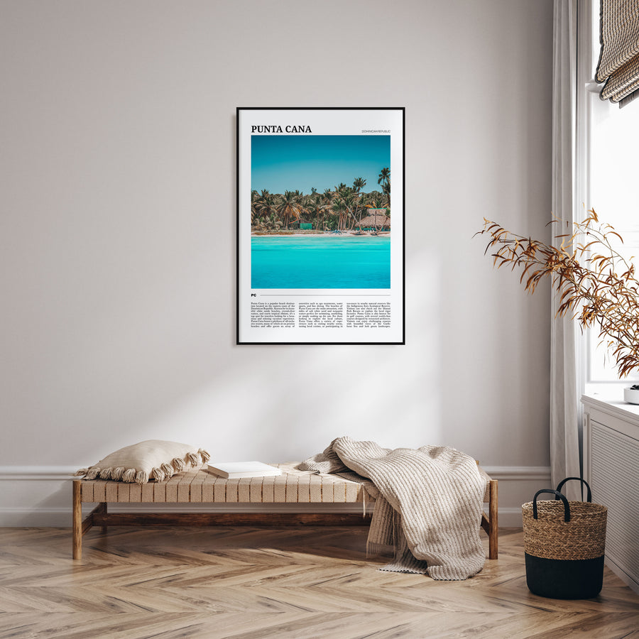 Punta Cana Travel Color Poster