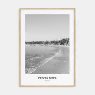 Punta Mita Portrait B&W Poster