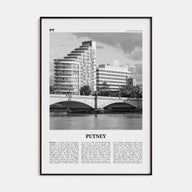 Putney Travel B&W Poster