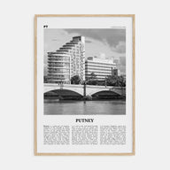 Putney Travel B&W Poster