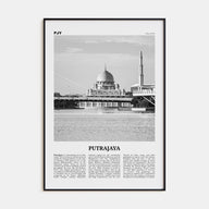 Putrajaya Travel B&W Poster