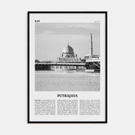 Putrajaya Travel B&W Poster