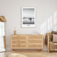 Qatar Portrait B&W Poster