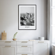 Qingdao Portrait B&W Poster