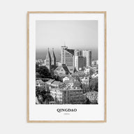 Qingdao Portrait B&W Poster