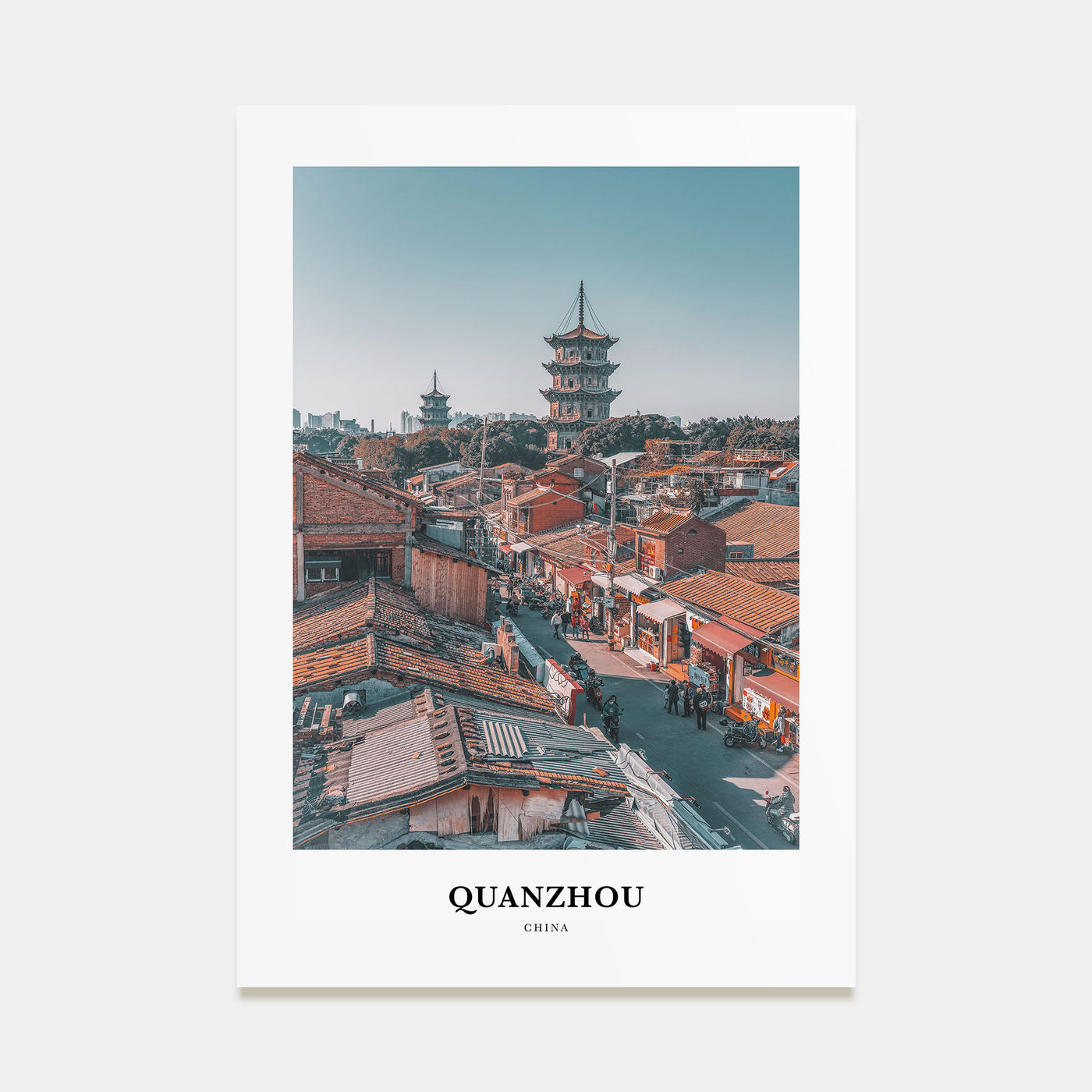 Quanzhou Portrait Color Poster
