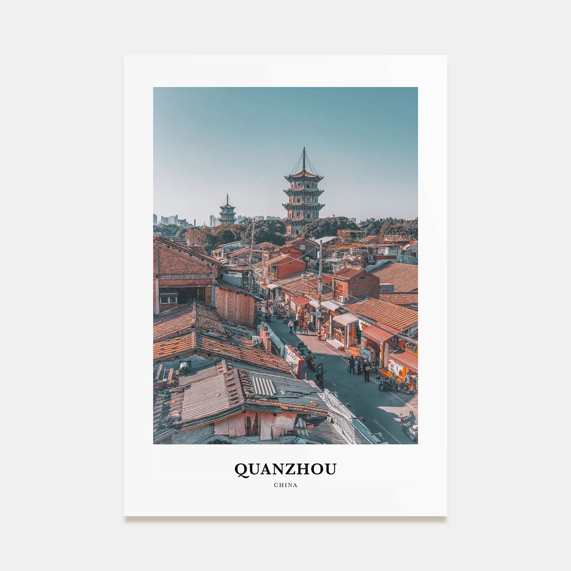 Quanzhou Portrait Color Poster