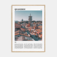 Quanzhou Travel Color Poster