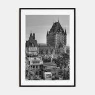 Quebec City Photo B&W Poster