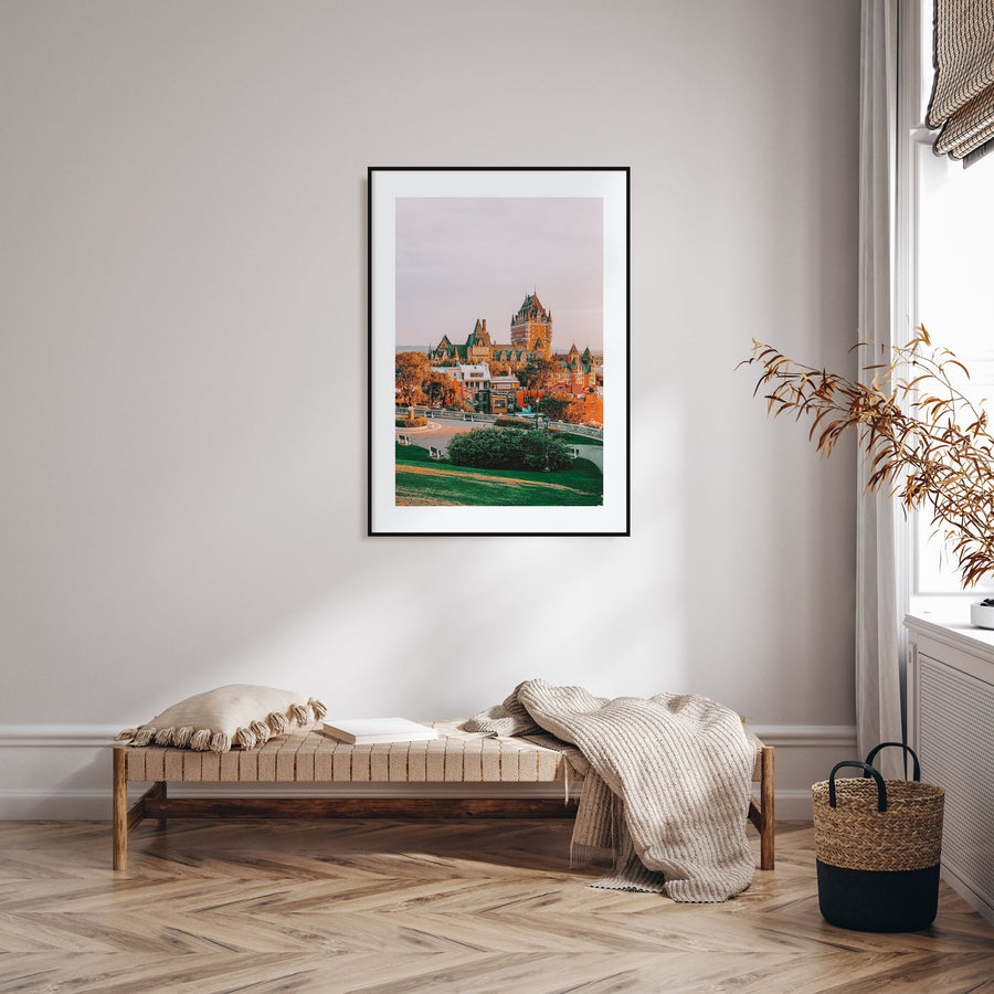 Quebec City Photo Color Poster