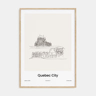 Quebec Drawn Poster