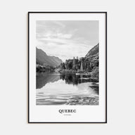 Quebec Portrait B&W Poster