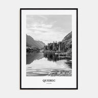 Quebec Portrait B&W Poster