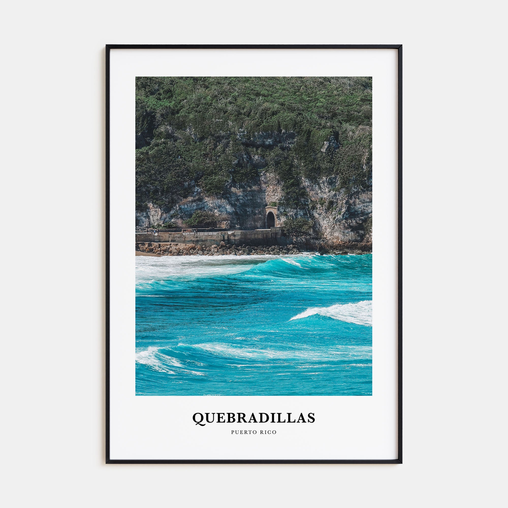 Quebradillas Portrait Color Poster