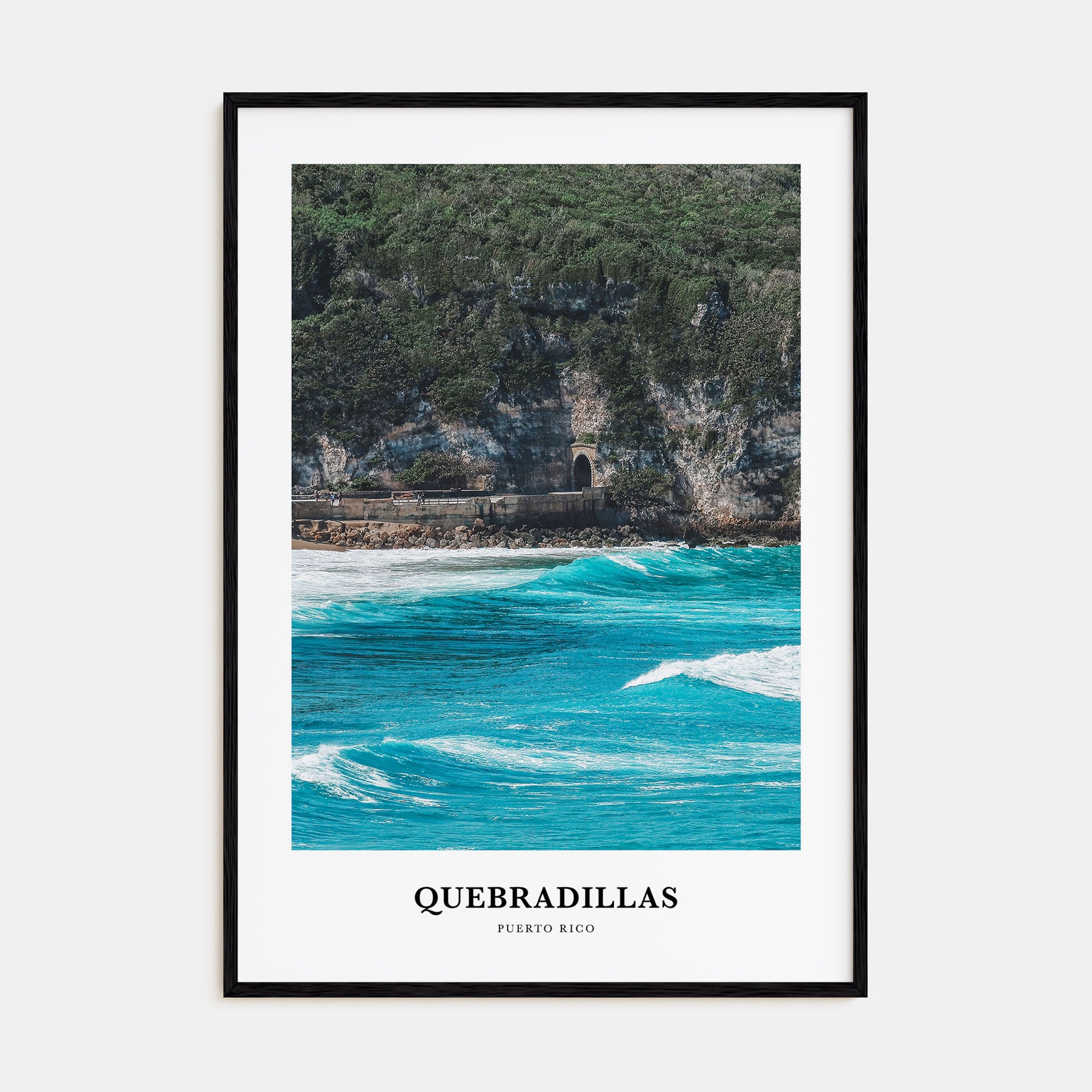 Quebradillas Portrait Color Poster