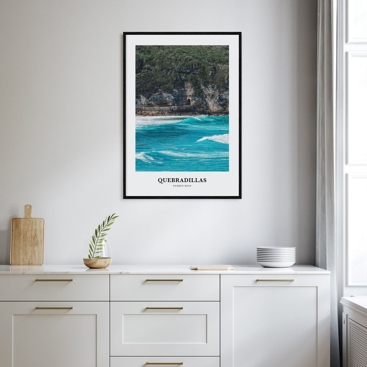 Quebradillas Portrait Color Poster