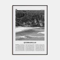 Quebradillas Travel B&W Poster