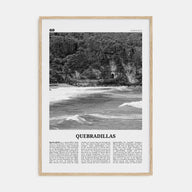 Quebradillas Travel B&W Poster