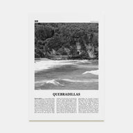 Quebradillas Travel B&W Poster