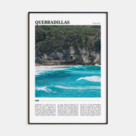 Quebradillas Travel Color Poster