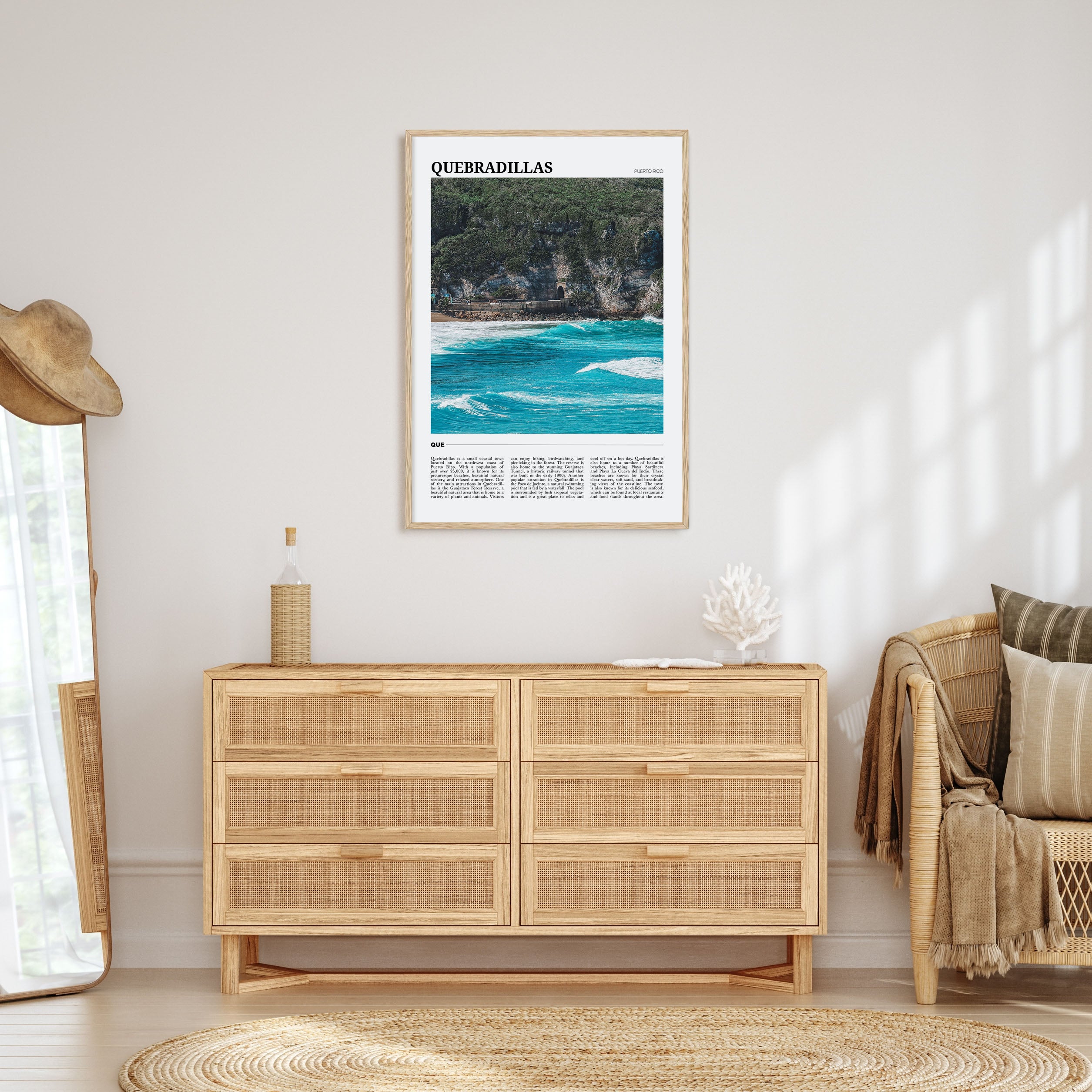 Quebradillas Travel Color Poster