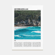 Quebradillas Travel Color Poster
