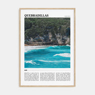 Quebradillas Travel Color Poster