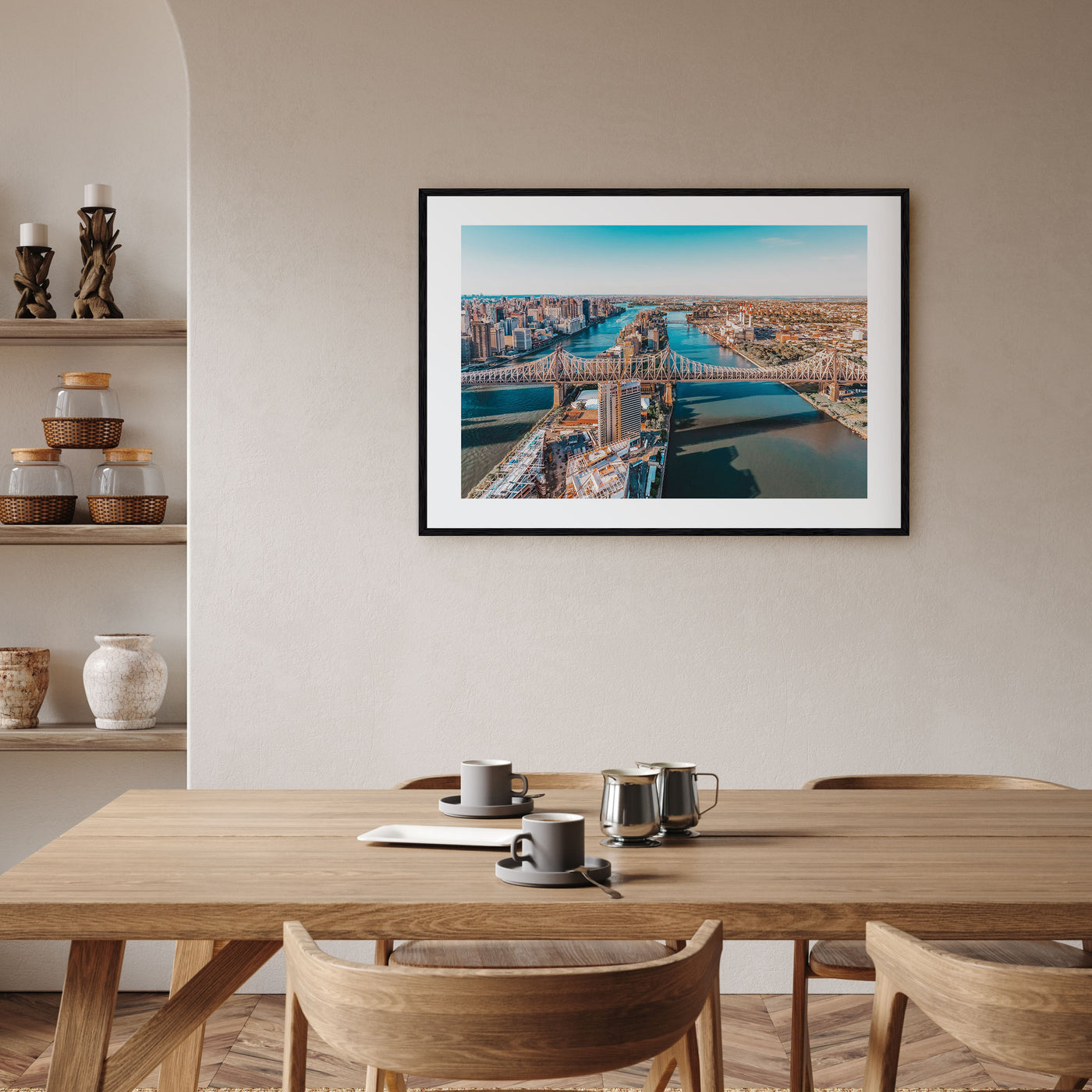 Queens, New York Landscape Color Poster