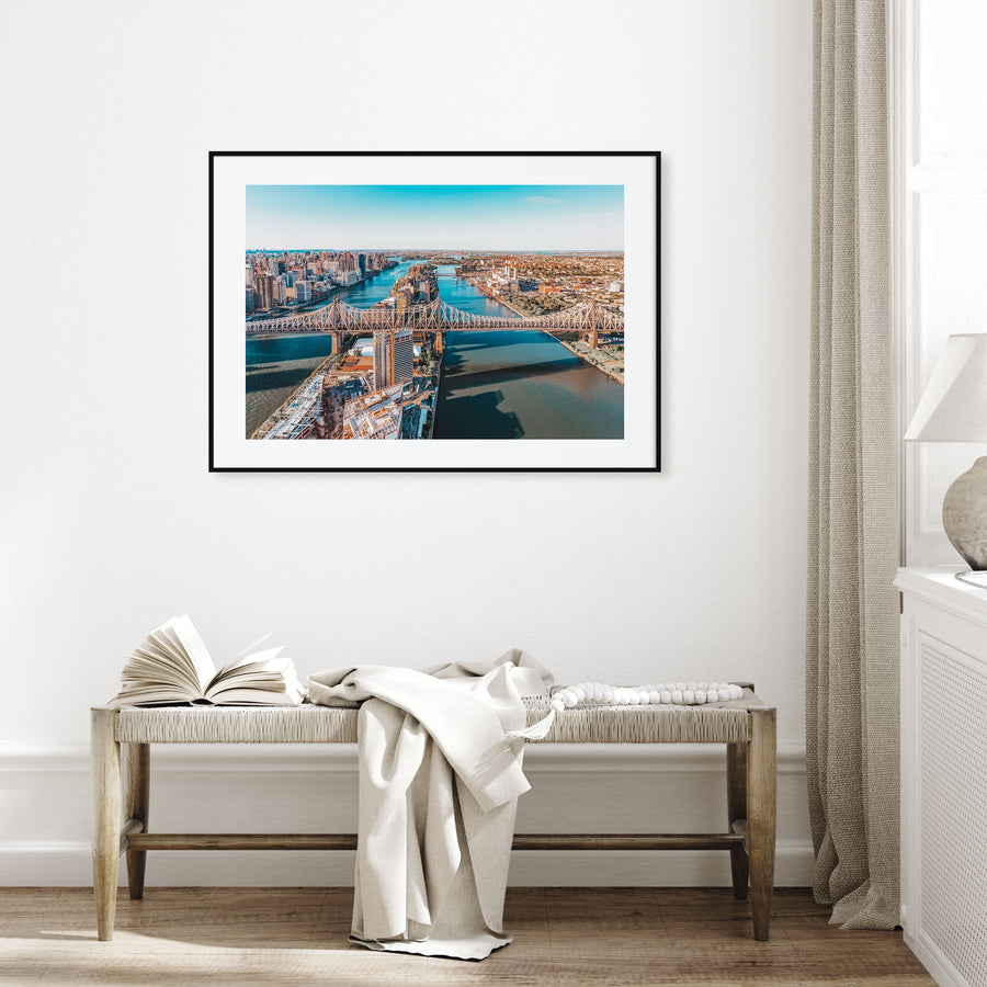 Queens, New York Landscape Color Poster
