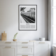 Queens, New York Travel B&W No 3 Poster