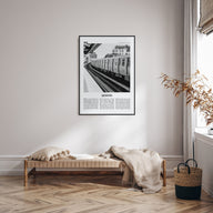 Queens, New York Travel B&W No 3 Poster