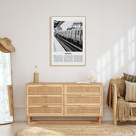 Queens, New York Travel B&W No 3 Poster