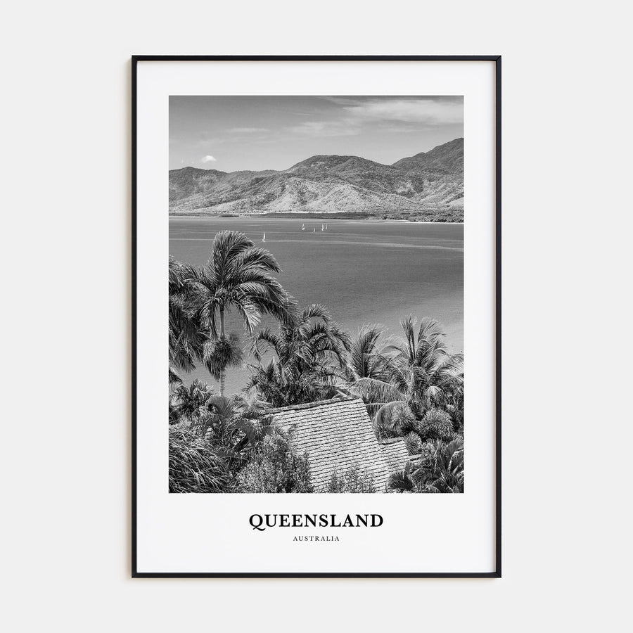 Queensland Portrait B&W Poster