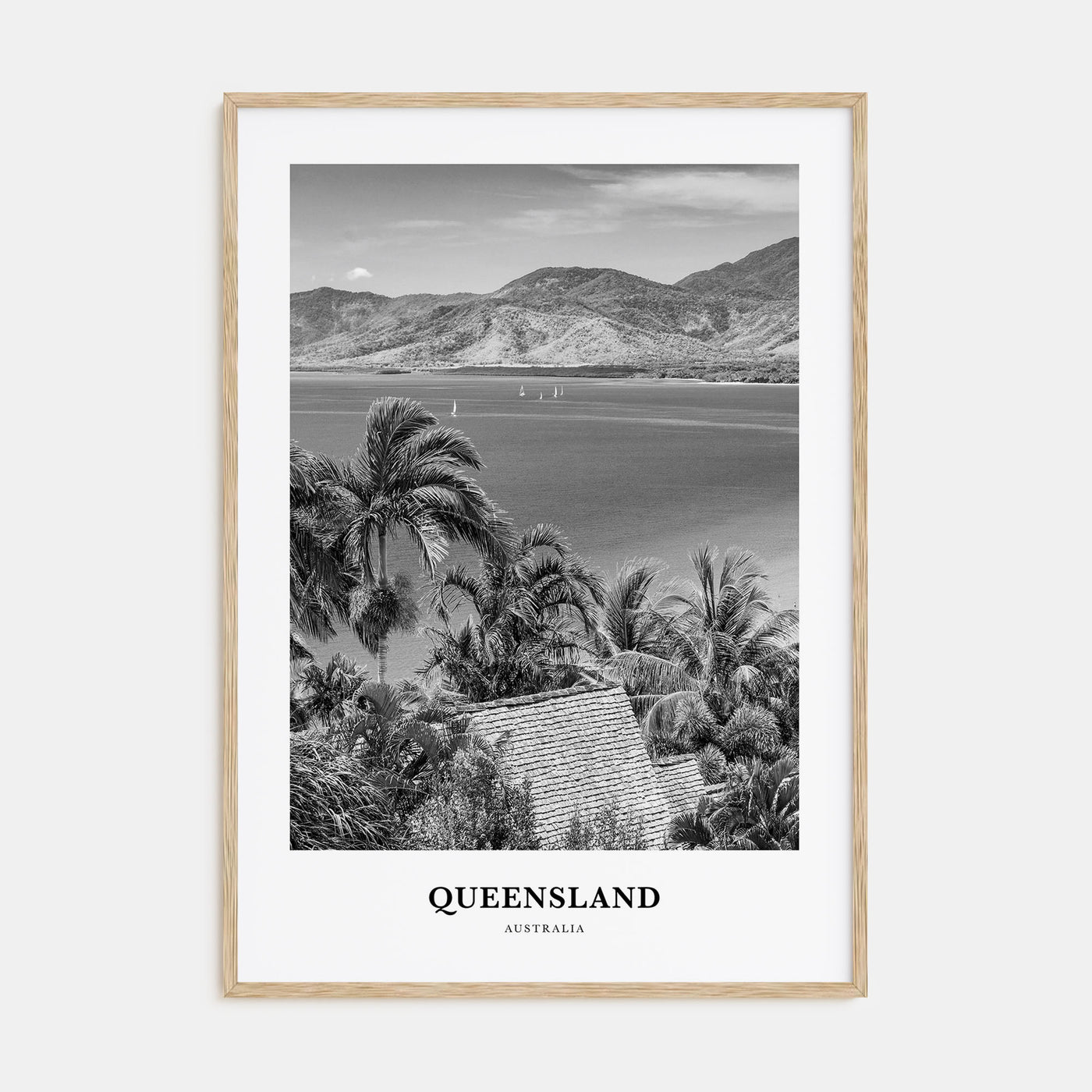 Queensland Portrait B&W Poster