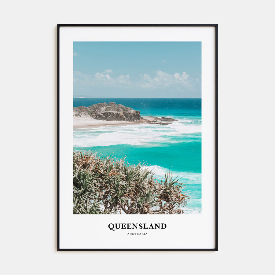 Queensland Portrait Color Poster