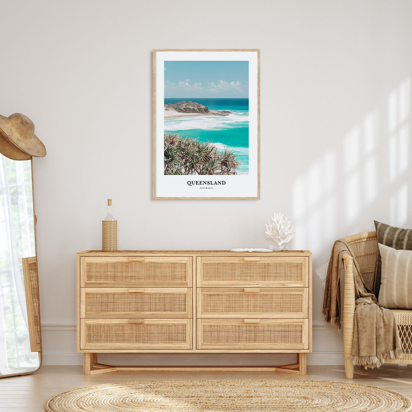 Queensland Portrait Color Poster