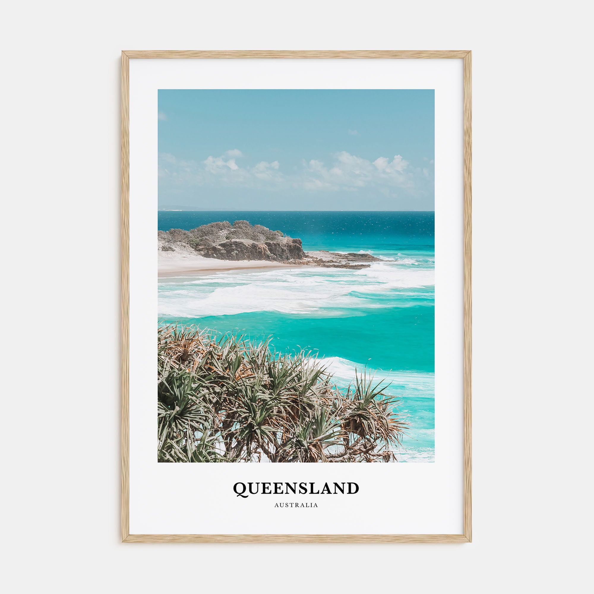 Queensland Portrait Color Poster