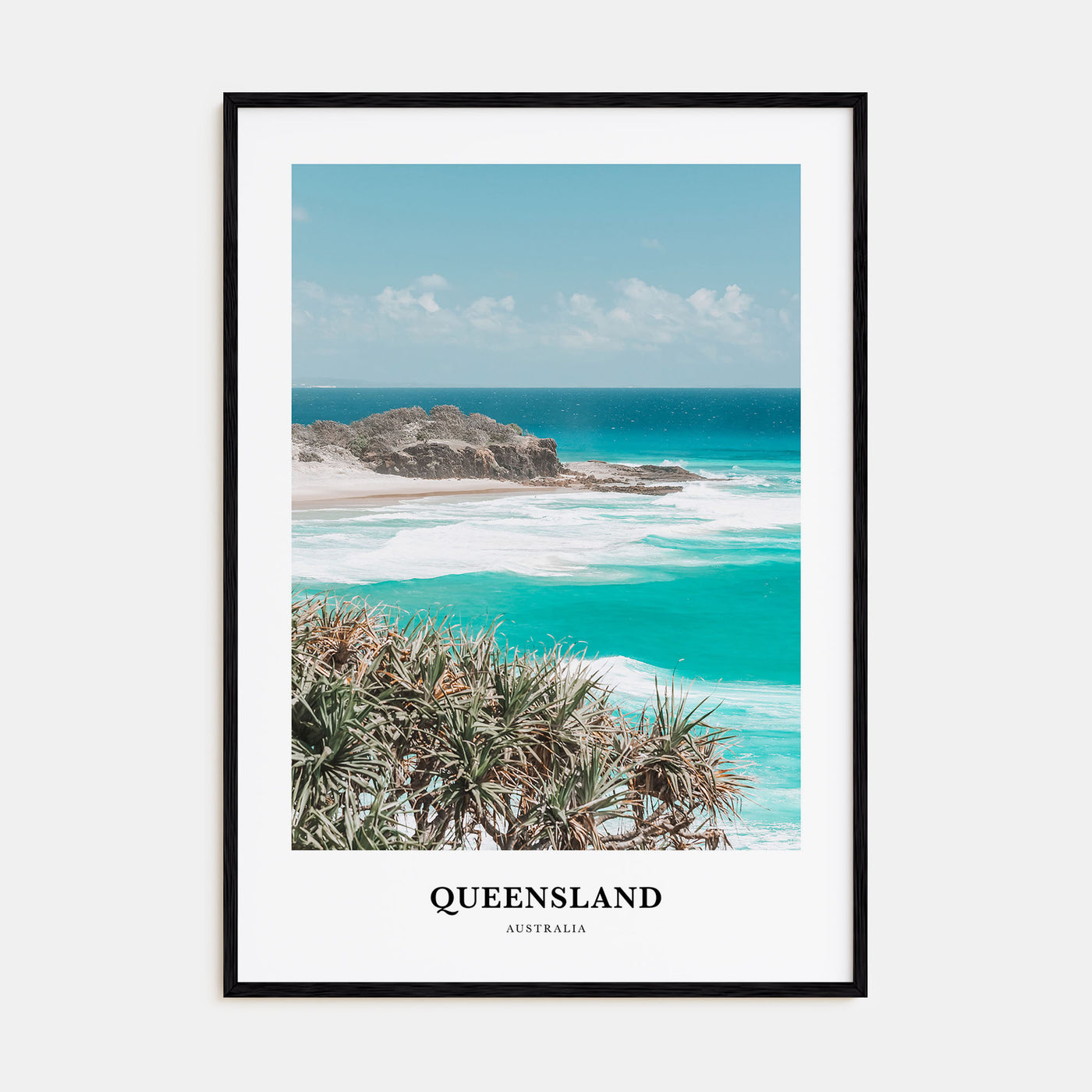 Queensland Portrait Color Poster