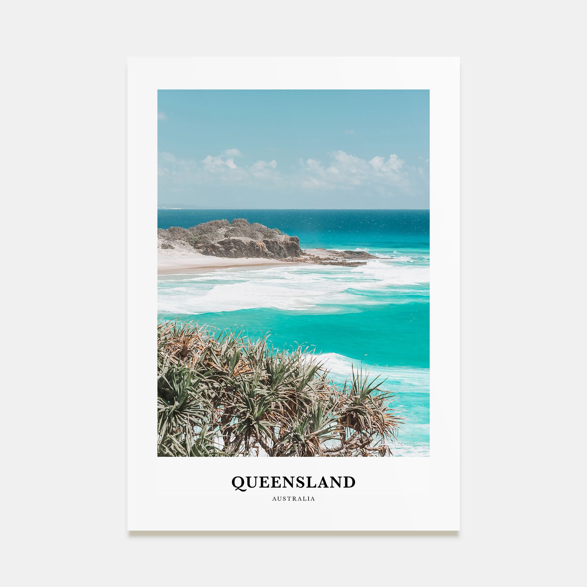 Queensland Portrait Color Poster