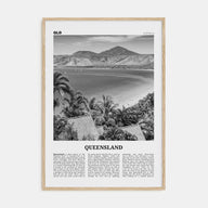 Queensland Travel B&W Poster