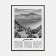 Queensland Travel B&W Poster