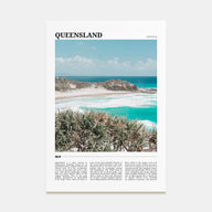 Queensland Travel Color Poster
