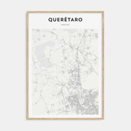 Querétaro Map Portrait Poster