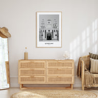 Querétaro Portrait B&W Poster