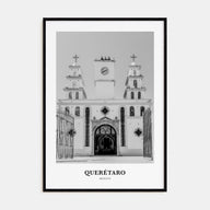 Querétaro Portrait B&W Poster