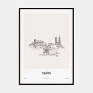 Quito Drawn Poster