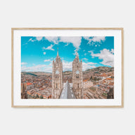 Quito Landscape Color Poster