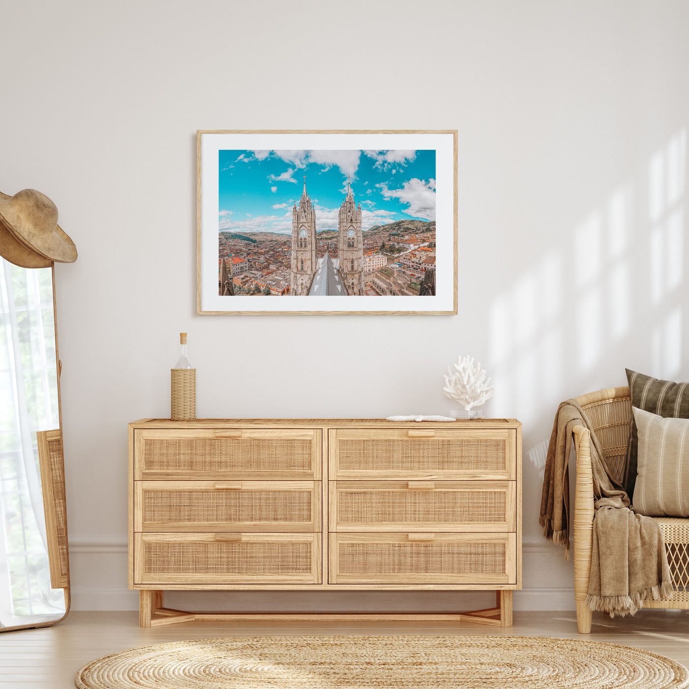 Quito Landscape Color Poster