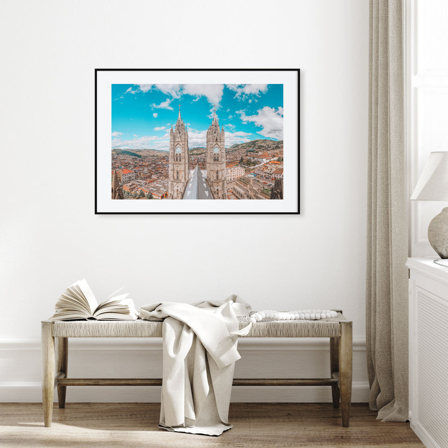 Quito Landscape Color Poster